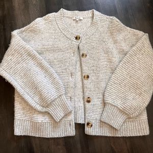 Madewell cardigan size medium